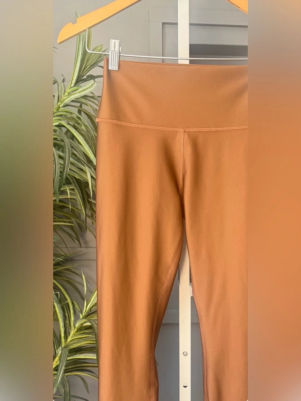 ALO YOGA Airlift High-Waist Elongated Legging Cinnamon Brown S